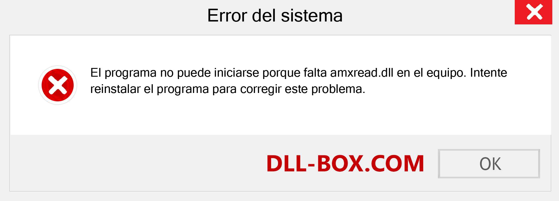 ¿Falta el archivo amxread.dll ?. Descargar para Windows 7, 8, 10 - Corregir amxread dll Missing Error en Windows, fotos, imágenes