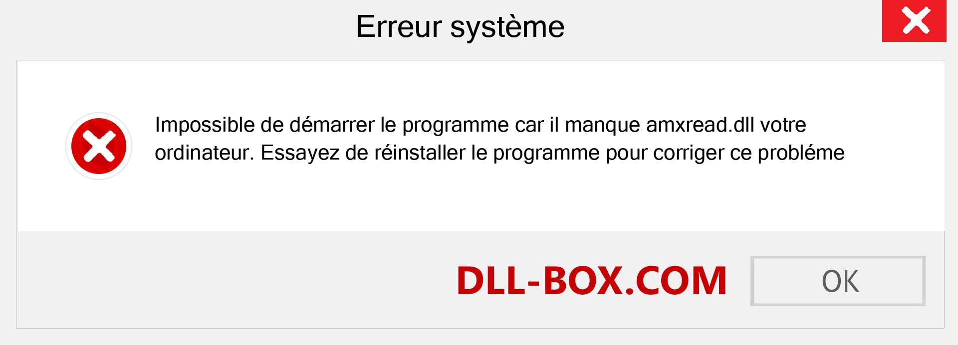 Le fichier amxread.dll est manquant ?. Télécharger pour Windows 7, 8, 10 - Correction de l'erreur manquante amxread dll sur Windows, photos, images